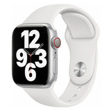 Apple Watch (42/44/SE/45/46/49mm) Lippa Silikone Rem - Hvid