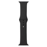 Apple Watch (42/44/SE/45/46/49mm) Lippa Silikone Rem - Mørkegrå