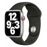 Apple Watch (42/44/SE/45/46/49mm) Lippa Silikone Rem - Mørkegrå
