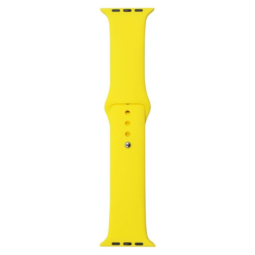 Apple Watch (42/44/SE/45/46/49mm) Lippa Silikone Rem - Gul