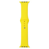 Apple Watch (42/44/SE/45/46/49mm) Lippa Silikone Rem - Gul