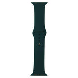 Apple Watch (42/44/SE/45/46/49mm) Lippa Silikone Rem - Mørkegrøn