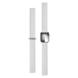 Lippa Apple Watch (38/40/SE/41/42mm) Magnetisk Læder Rem - Hvid