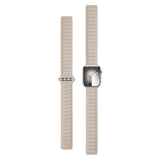 Lippa Apple Watch (38/40/SE/41/42mm) Magnetisk Læder Rem - Beige