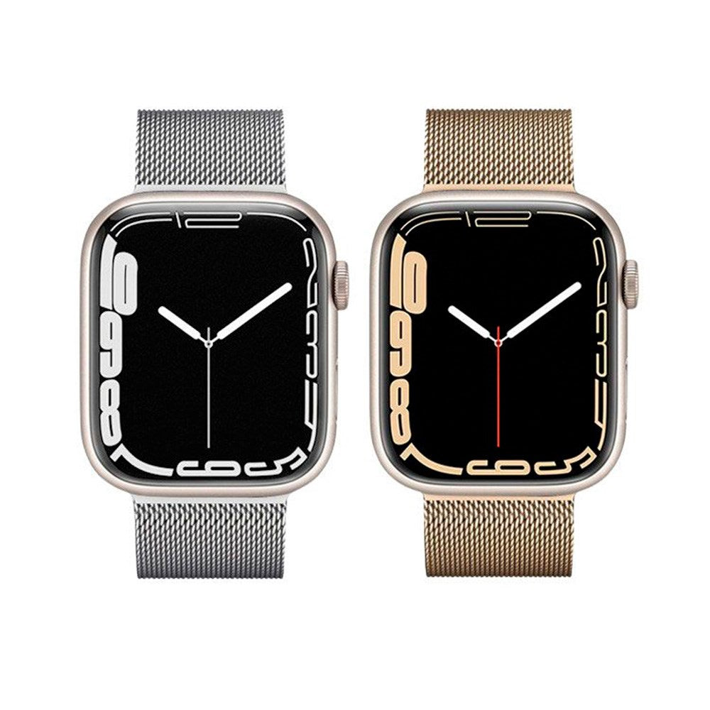 Lippa Apple Watch (38/40/SE/41/42mm) Magnetisk Rustfri Stål Rem - Guld