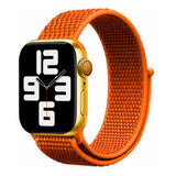 Apple Watch (42/44/SE/45/46/49mm) Lippa Nylonrem - Orange