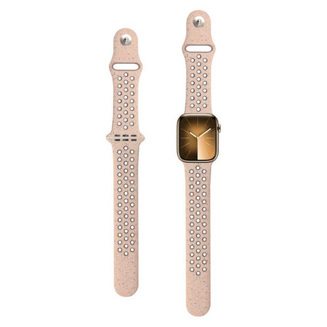 Apple Watch (42/44/SE/45/46/49mm) Silikonerem Lippa FLOUR - Beige