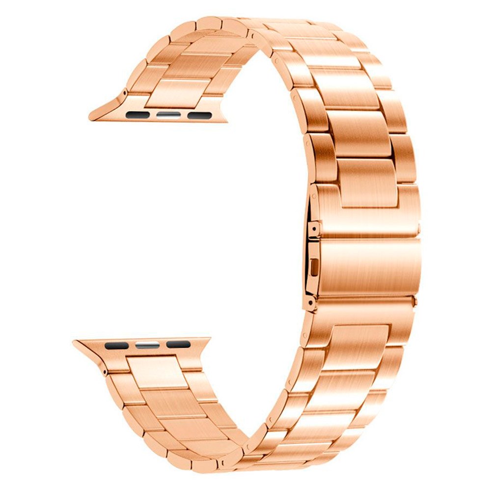 Lippa Apple Watch (42/44/SE/45/46/49mm) Rem i Rustfri Stål - Rose Gold