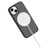 iPhone 15 Lippa Hybrid Plastik Bagside Cover m. Roterbar Kickstand - MagSafe Kompatibel - Mat / Sort