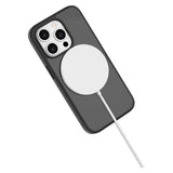 iPhone 15 Pro Lippa Hybrid Plastik Bagside Cover m. Roterbar Kickstand - MagSafe Kompatibel - Mat / Sort