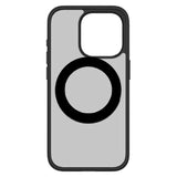 iPhone 15 Pro Lippa Hybrid Plastik Bagside Cover m. Roterbar Kickstand - MagSafe Kompatibel - Mat / Sort
