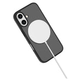 iPhone 16 Lippa Hybrid Plastik Mobil Cover m. Roterbar Kickstand - MagSafe Kompatibel - Mat / Sort