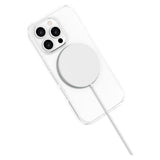 iPhone 16 Pro Lippa Hybrid Plastik Bagside Cover m. Roterbar Kickstand - MagSafe Kompatibel - Gennemsigtig / Sølv