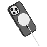 iPhone 16 Pro Lippa Hybrid Plastik Mobil Cover - MagSafe Kompatibel - Mat / Sort