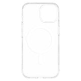 iPhone 15 Lippa Hybrid Plastik Mobil Cover - MagSafe Kompatibel - Gennemsigtig / Hvid