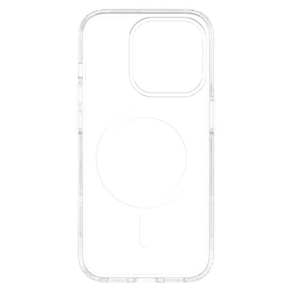 iPhone 15 Pro Lippa Hybrid Plastik Mobil Cover - MagSafe Kompatibel - Gennemsigtig / Hvid