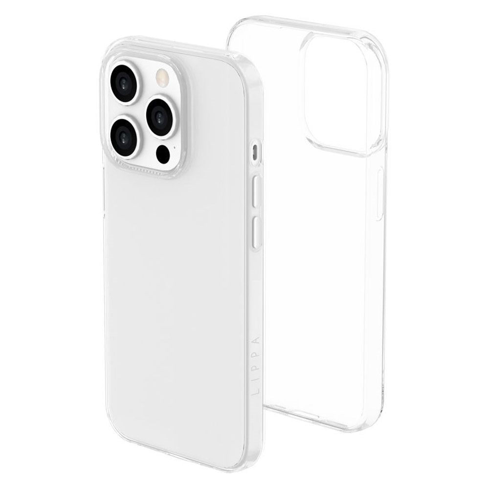 iPhone 15 Pro Lippa Slankt Fleksibelt Plastik Mobil Cover - Gennemsigtig