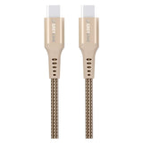 GreyLime 60W Braided USB-C til USB-C Kabel 3 meter - Beige