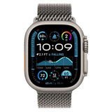 Apple Watch (42/44/SE/45/46/49mm) Lippa Titaniumlegering Rem - inkl. Lås - Sølv