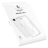 iPhone 17e / 16e Lippa Fleksibelt Plast Bagside Cover - MagSafe Kompatibel - Gennemsigtig