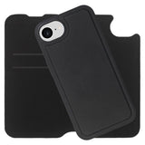 iPhone 17e / 16e Lippa Kunstlæder Wallet Flip Cover - Sort