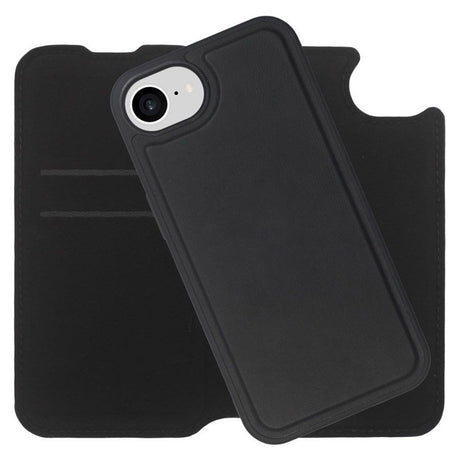iPhone 17e / 16e Lippa Kunstlæder Wallet Flip Cover - Sort