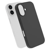 iPhone 17 Lippa Silikone Bagside Cover - MagSafe Kompatibel - Sort