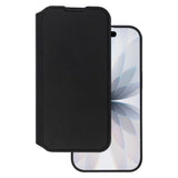 iPhone 17 Lippa Kunstlæder Wallet Flip Cover - Sort