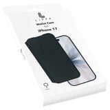 iPhone 17 Lippa Kunstlæder Wallet Flip Cover - Sort