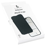iPhone Air Lippa Kunstlæder Wallet Flip Cover - Sort
