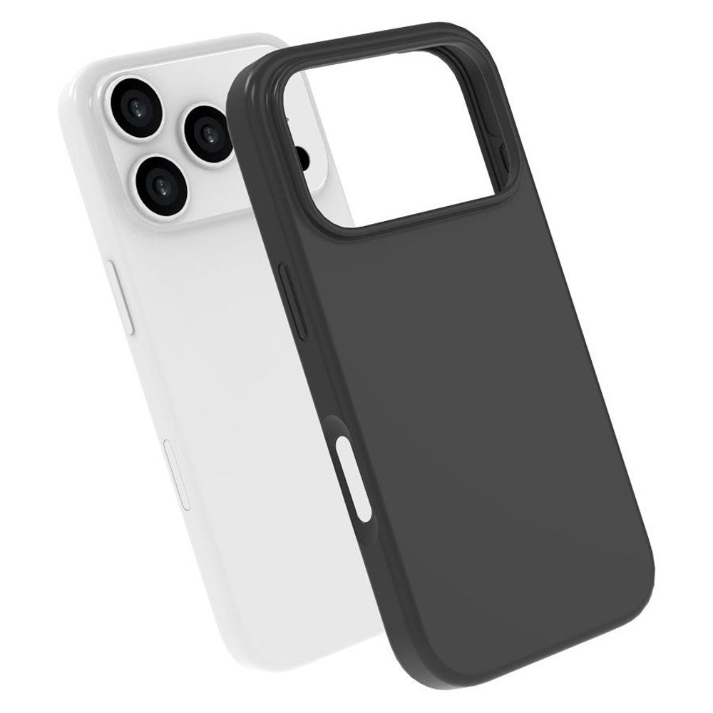 iPhone 17 Pro Lippa Silikone Bagside Cover - MagSafe Kompatibel - Sort