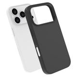 iPhone 17 Pro Lippa Silikone Bagside Cover - MagSafe Kompatibel - Sort