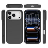 iPhone 17 Pro Lippa Silikone Bagside Cover - MagSafe Kompatibel - Sort