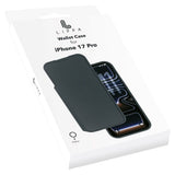 iPhone 17 Pro Lippa Kunstlæder Wallet Flip Cover - Sort