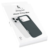 iPhone 17 Pro Max Lippa Silikone Bagside Cover - MagSafe Kompatibel - Sort
