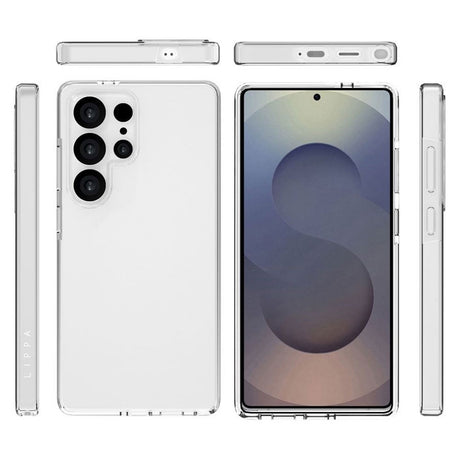 Samsung Galaxy S25 Ultra Lippa Fleksibelt Plast Bagside Cover - Gennemsigtig