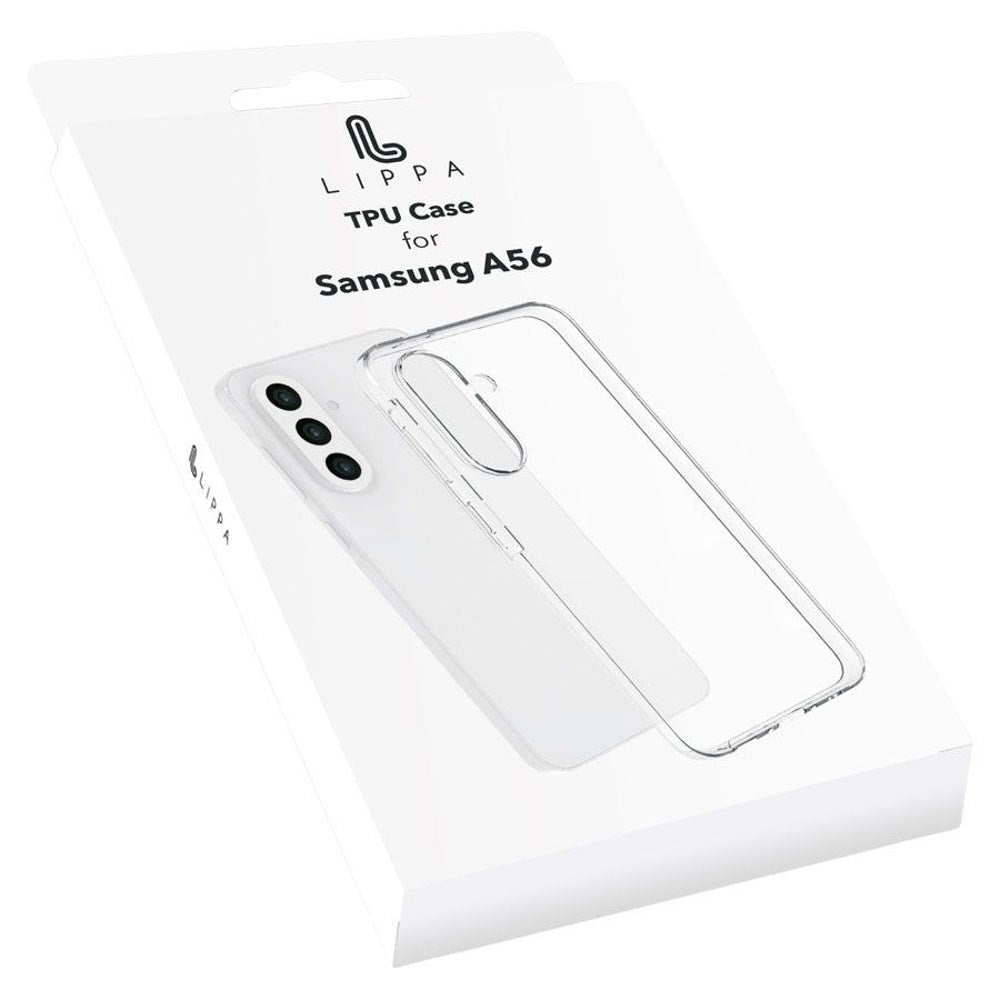 Samsung Galaxy A56 Lippa Fleksibelt Plast Bagside Cover - Gennemsigtig