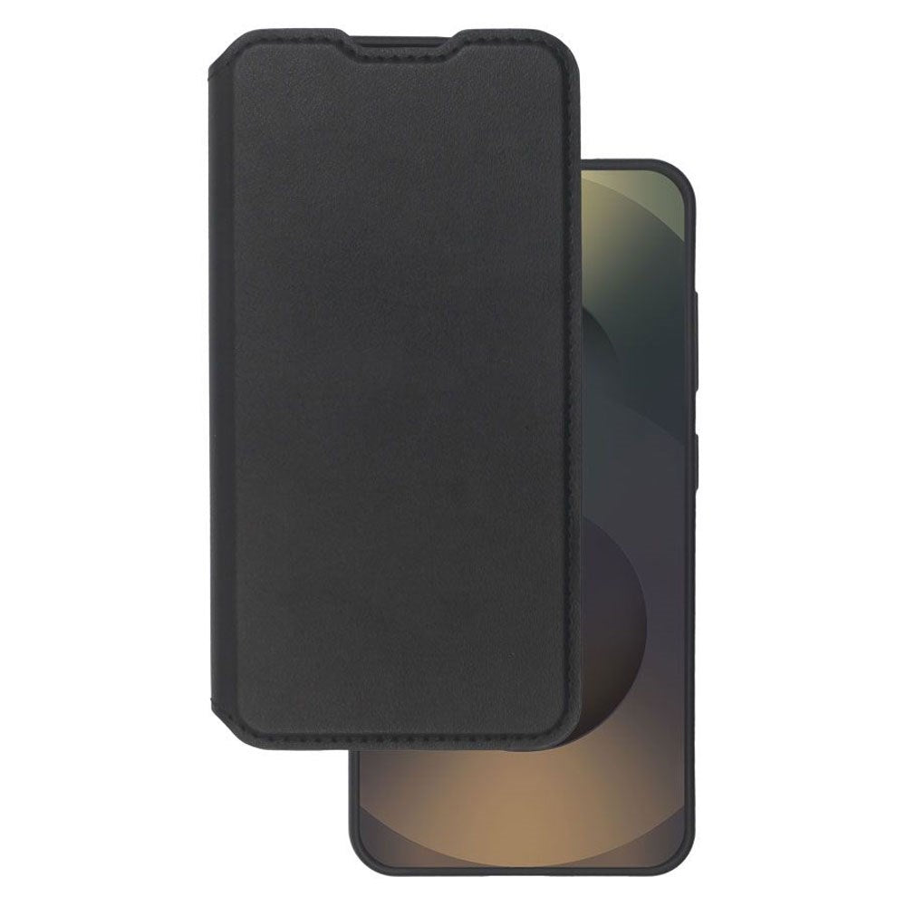 Samsung Galaxy S26 Lippa Kunstlæder Wallet Flip Cover - Sort