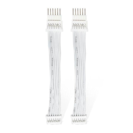 Light Solutions - Kabel til Philips Hue LightStrip V4 - 5cm - 2 Stk - Hvid