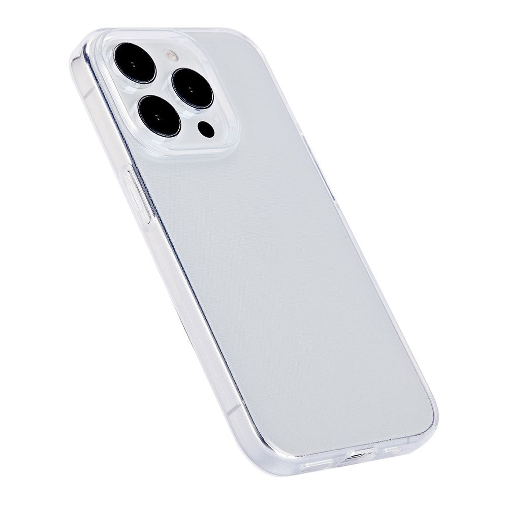 eSTUFF iPhone 15 Pro INFINITE VIENNA Fleksibelt Plastik Bagside Cover - 100% Genbrugsplastik - Gennemsigtig