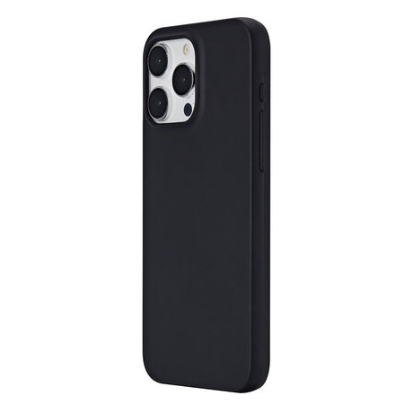 eSTUFF iPhone 15 Pro Max INFINITE VIENNA Fleksibelt Plastik Bagside Cover - 100% Genbrugsplastik - Sort