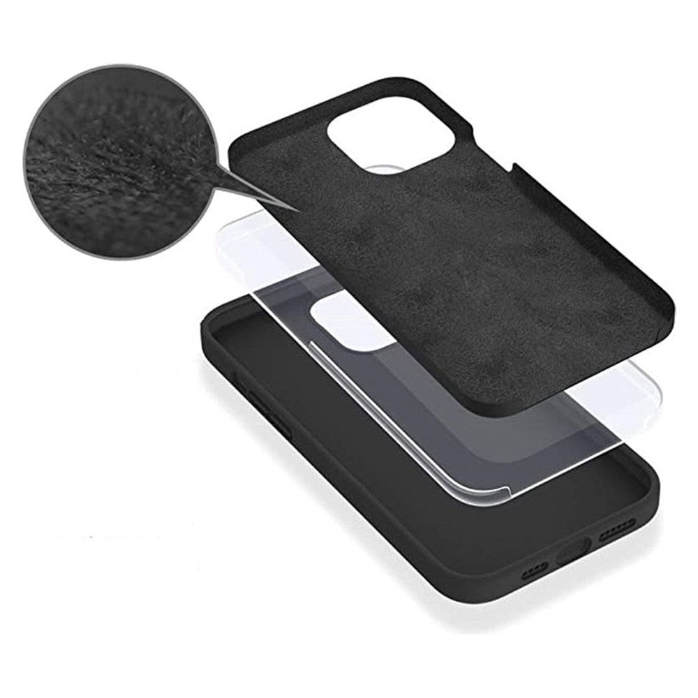 eSTUFF iPhone 14 Pro INFINITE RIGA Silikone Bagside Cover - Sort