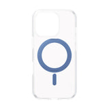 CARE by PanzerGlass iPhone 16 Pro Feature Kickstand Cover - MagSafe Kompatibel - Transparent / Coronet Blue