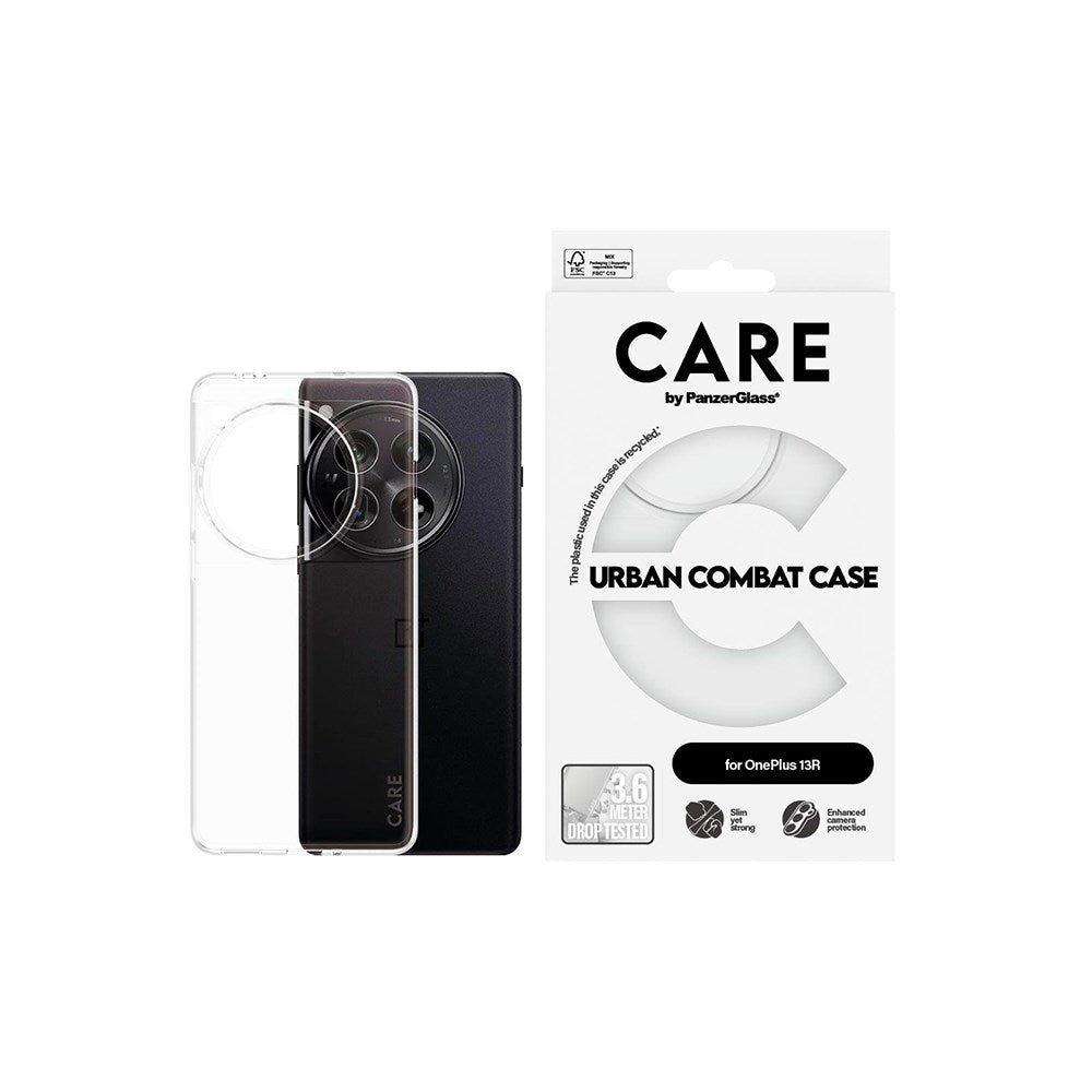 OnePlus 13R - CARE by PanzerGlass FASHION X-Ray Soft Basic Cover - Gennemsigtig