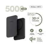 empower by PanzerGlass 5000 mAh empower Bank - Qi2 / MagSafe Kompatibel - Space Black - (DEMO)