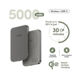 empower by PanzerGlass 5000 mAh empower Bank - Qi2 / MagSafe Kompatibel - Titanium