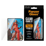 PanzerGlass iPhone Duo Beskyttelsesglas FrameFit med EasyAligner - Gennemsigtig