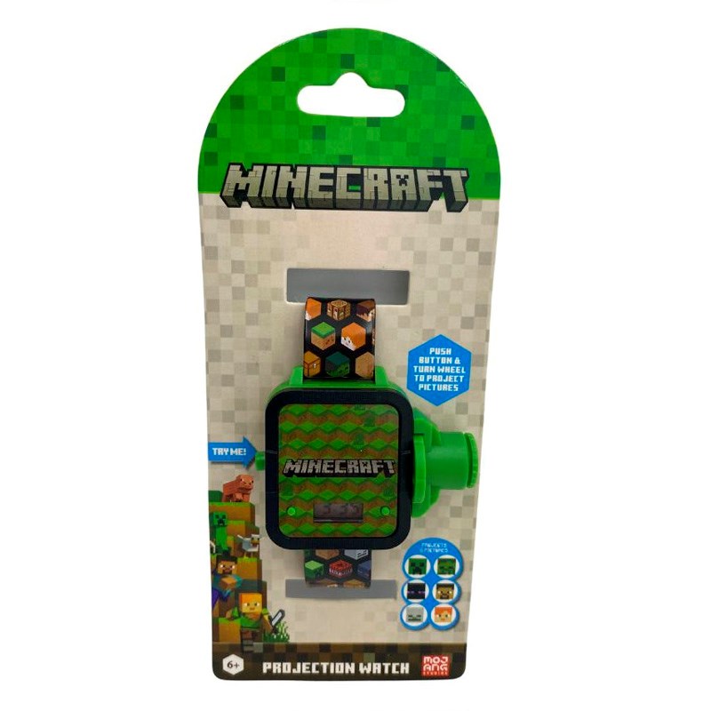 Accutime Smartwatch til Børn m. Indbygget Projektor - Minecraft