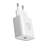 Upström Cirkulär PD 20W Bæredygtig Vægoplader m. USB-C - Hvid