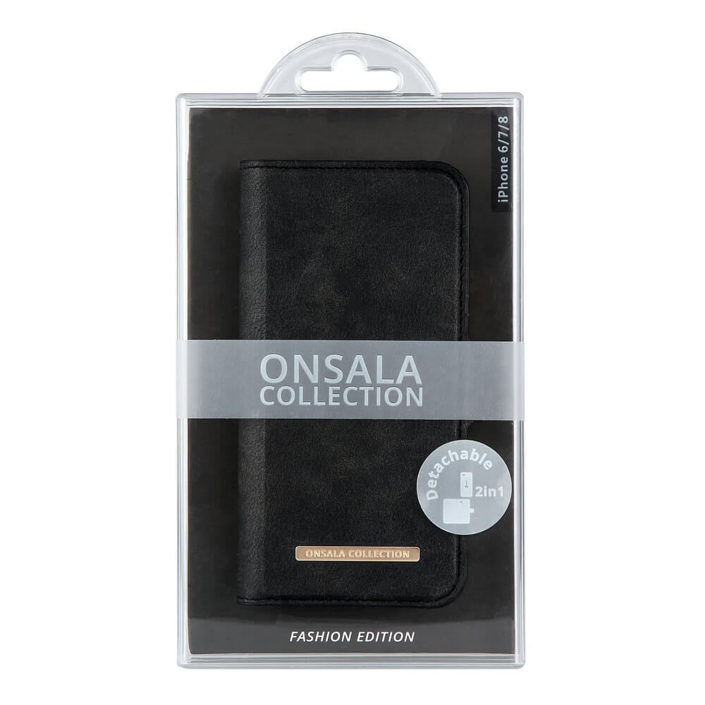 iPhone 8/7/6/6s GEAR ONSALA COLLECTION Magnet Wallet Midnight Black